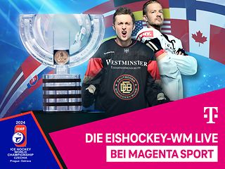 Eishockey: Deutschland bei MagentaSport auf Medaillenjagd.